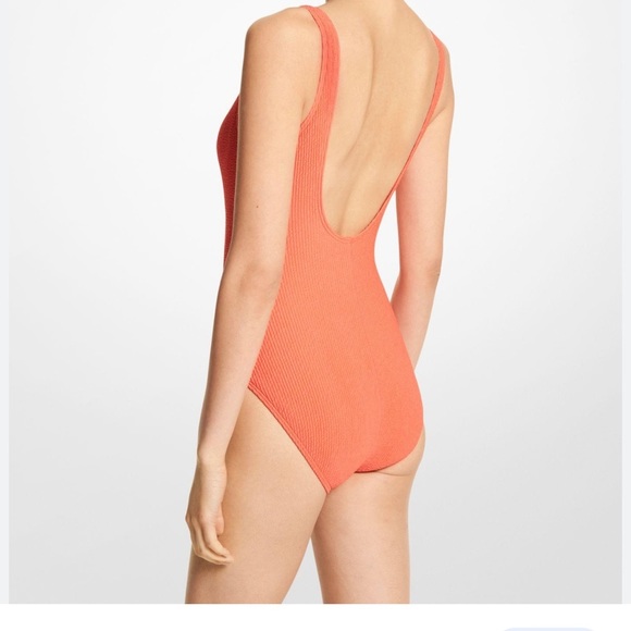 Michael Kors Other - NWOT~ Michael Kors Embellished Textured Stretch Swimsuit 🧡